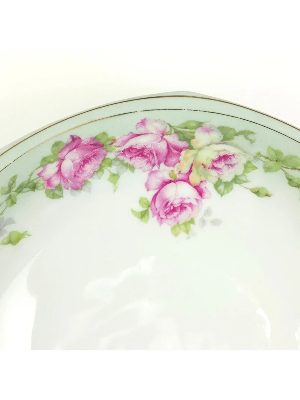 Antique MZ Austria Porcelain Serving Bowl 9.75